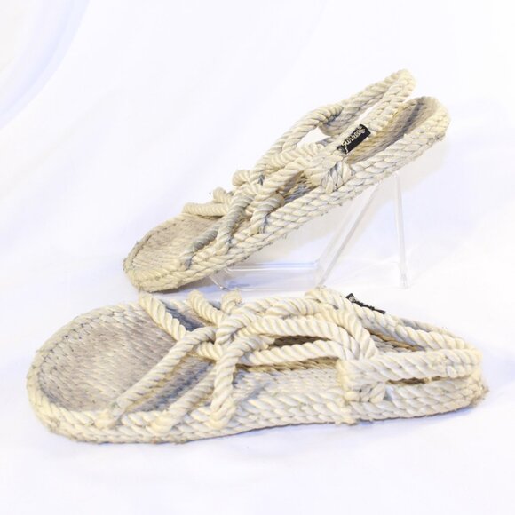 Gurkees W8 M5 Neptune Platinum Vegan Rope Unisex Sandals - Handmade in USA - Picture 5 of 10